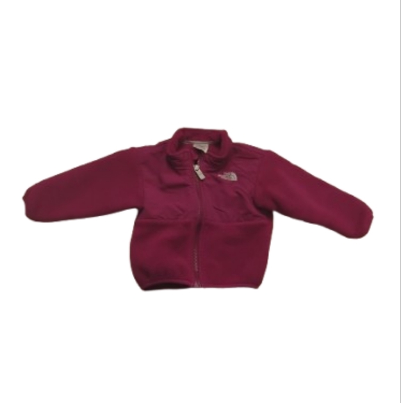 The North Face Baby Girls Purple Full Zip Fleece Jacket Sz 6-12M - Picture 1 of 10